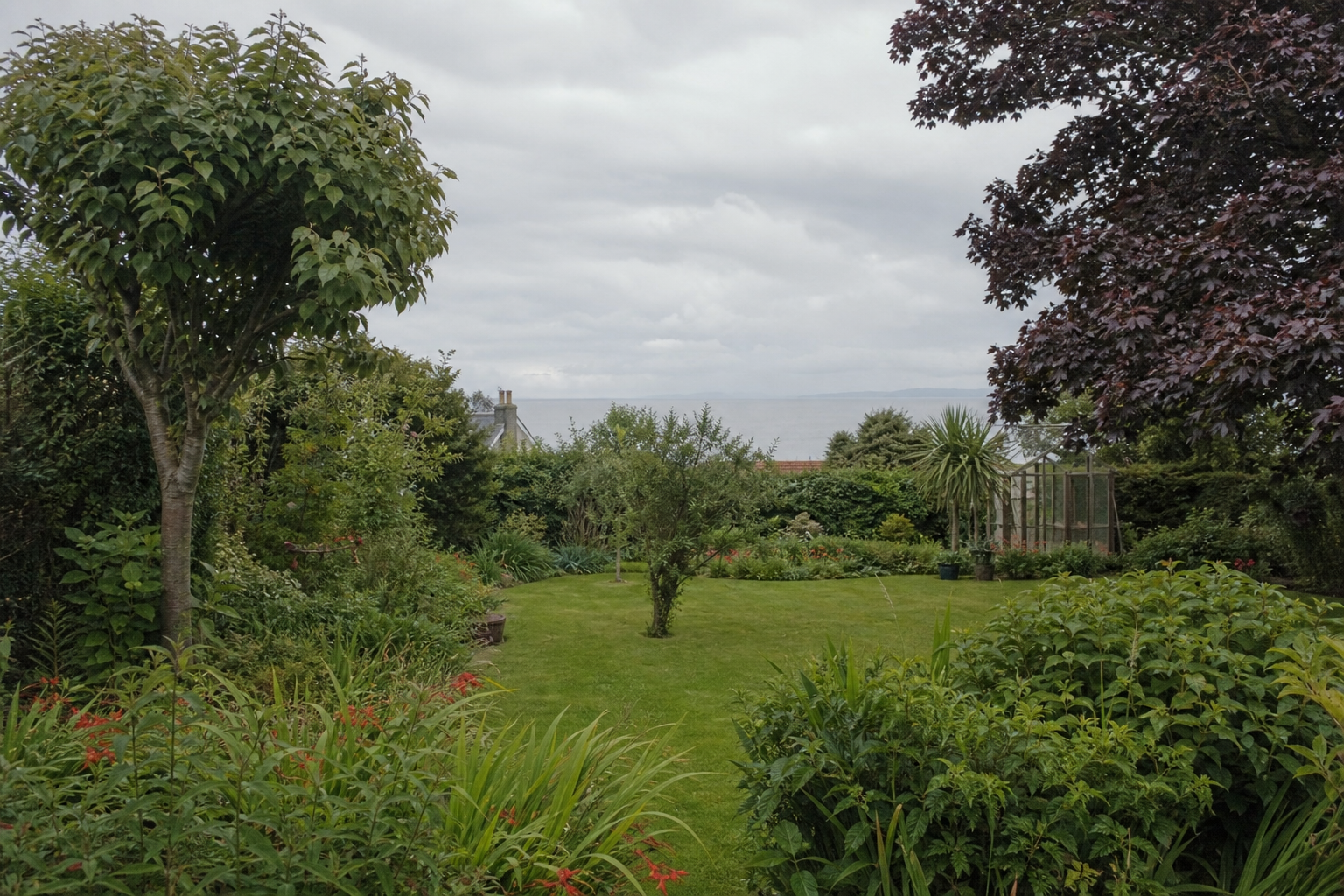 Garden path and planting near the Freiburg nursery